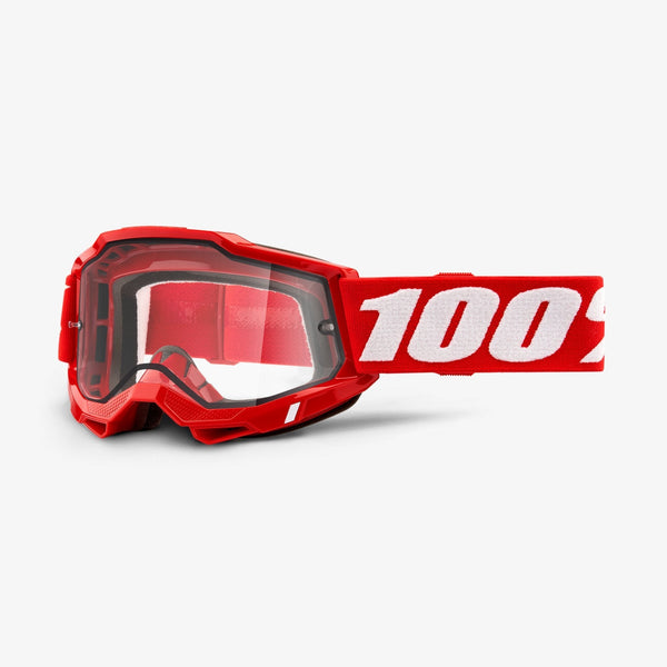 Goggles 100% Accuri 2 Red with Clear Lens
