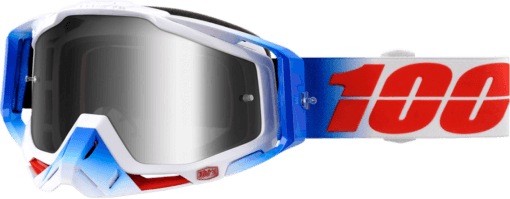 100% Racecraft Fourth Goggles w/Mirror Silver Lens