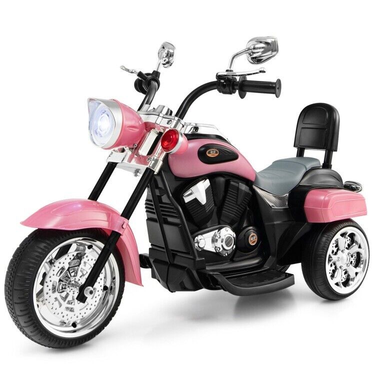 3-Wheel Kids Motorcycle Toy with Lights and Music - Perfect for Training Toddlers