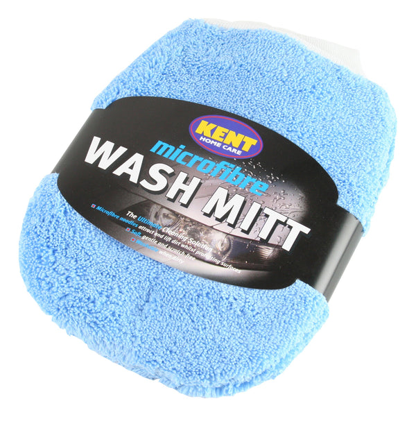 Microfibre Wash Mitt Car Home Washing Valet Polish Wax Duster Glove