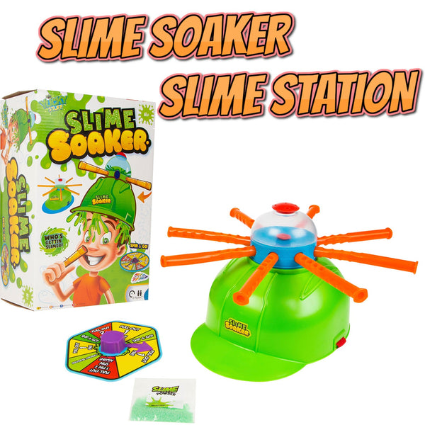 Slime Making Kit with Soaker Hat Helmet Slime Family Game Children Kids Fun Xmas