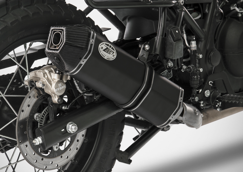 ZARD Low Mount Version Stainless Steel Penta Slip-Ons with Removable DB-Killer Exhaust for Royal Enfield Himalayan