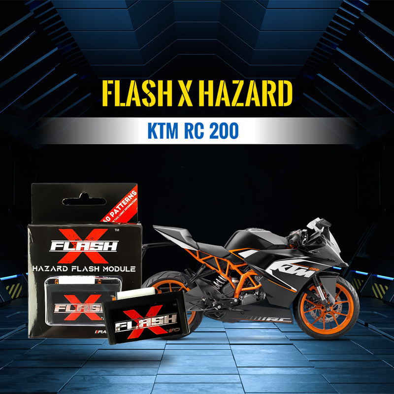 Flash X Hazard For KTM Duke 200