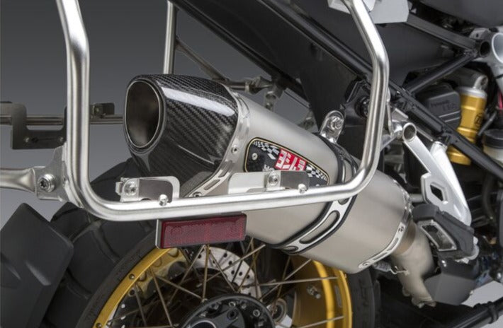 Yoshimura R77 Works Street Stainless Steel Slip-On Exhaust For BMW R1250GS / Adventure (2019-2023)