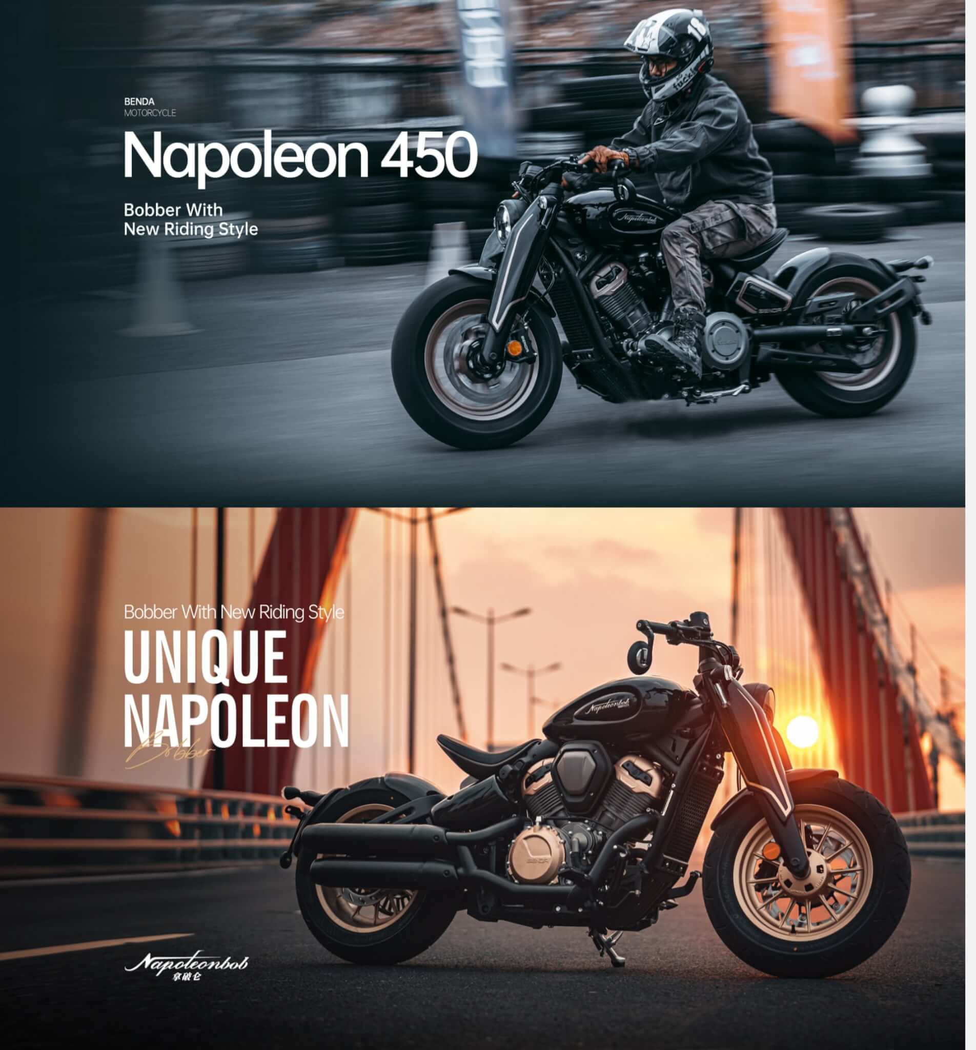 benda napoleon 450 bobber description